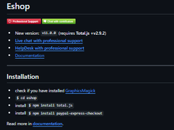 totaljs/eshop Screenshot 1