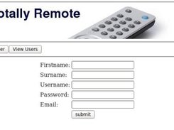 User Creation Page