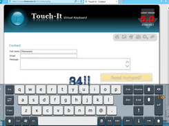 Touch-It Virtual Keyboard Screenshot 1