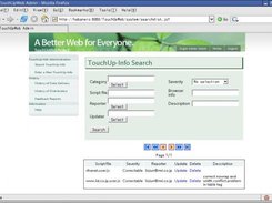 TouchUpWeb admin server