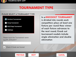 Selecting Tournamet Type