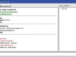 ToXic Chat Client version 0.2.0 - Main Chat