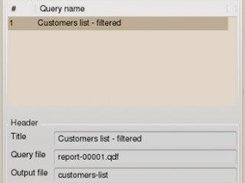 Tpda Qrt - Query list tab Wx