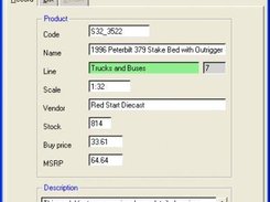 Products screen on Windows XP