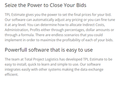 TPL Estimate Screenshot 1