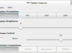 TP Tablet Control main window