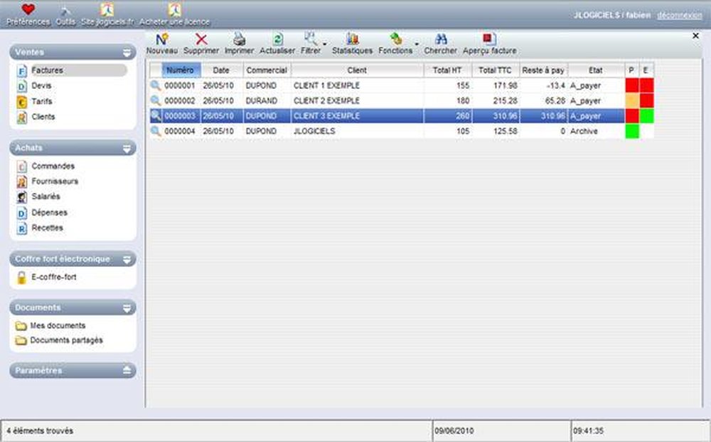 Trésorerie Screenshot 1
