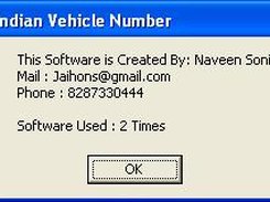 Trace Indian Vehicle Number