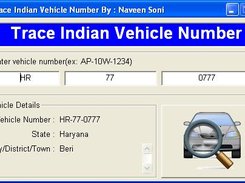 Trace Indian Vehicle Number