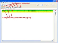 Log groups and files