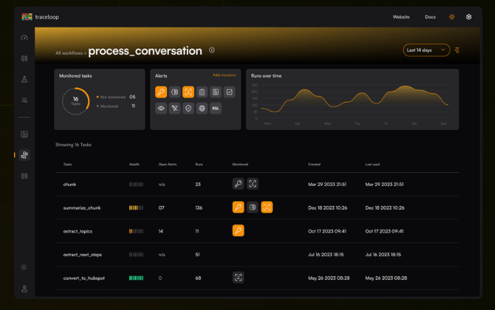 Traceloop Screenshot 1