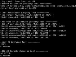 dynamic dependence querying interfaces