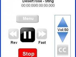 iPhone Simple interface for audio player