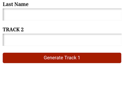 Track 1 and 2 generator