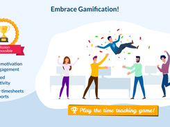 Gamification of time tracking: achievements & karma.