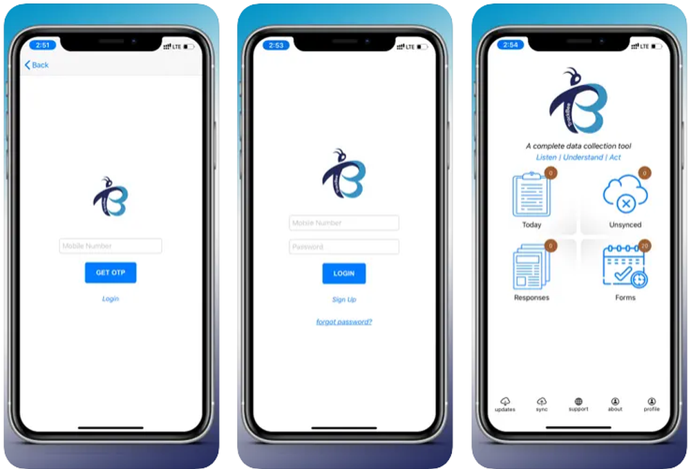 TrackBee Survey Screenshot 1