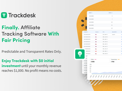 Finally. Affiliate Tracking Software with Fair Pricing. Predictable and Transparent Rates Only!