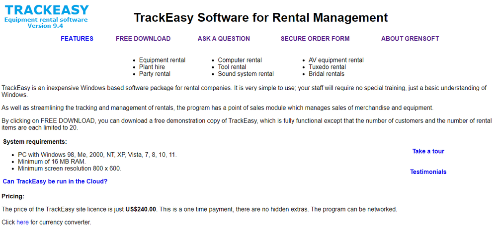 TrackEasy Screenshot 1