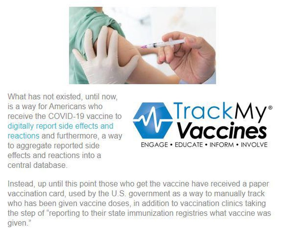 TrackMy Vaccines Screenshot 1