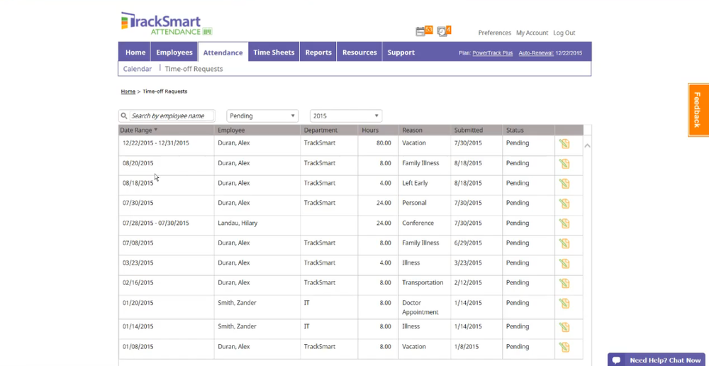 TrackSmart Attendance-Attendance