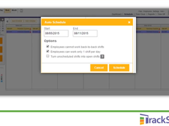 TrackSmart Scheduling-AutoSchedule