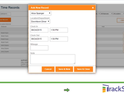 TrackSmart TimeClock-Add