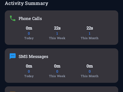 TrackTime Android App UI