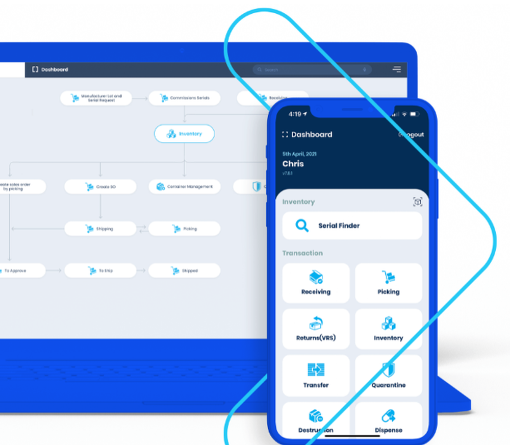 TrackTraceRx Screenshot 1