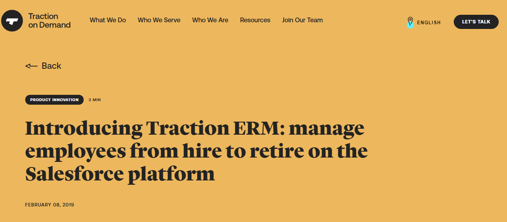 Traction ERM Screenshot 1