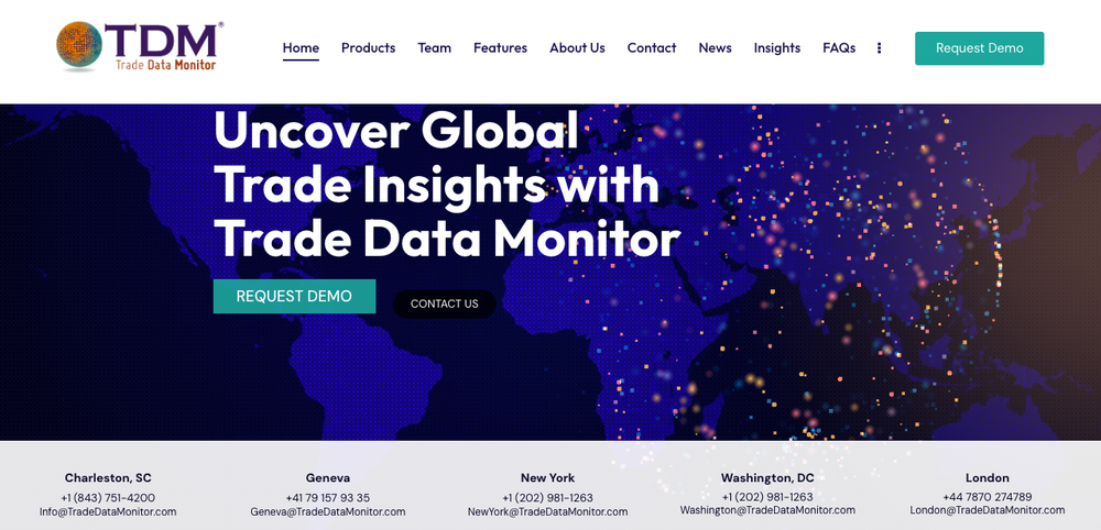 Trade Data Monitor Screenshot 1