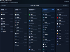 Earnings Calendar