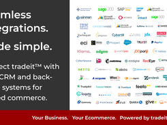 Seamless integration made simple. Connect tradeit™ with ERP, CRM and back-office systems for unified commerce.