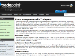 Tradepoint Event Management Screenshot 1