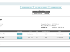 Requisitions