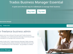 Trados Business Manager Screenshot 1