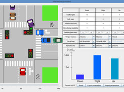 Intersection simulator: screenshot 1