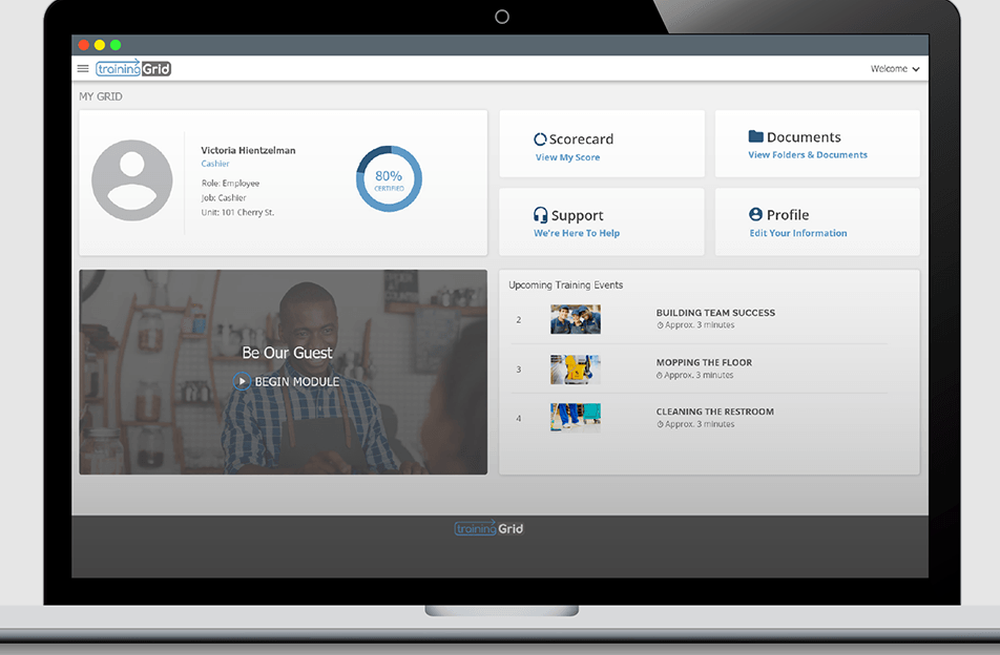 trainingGrid Screenshot 1