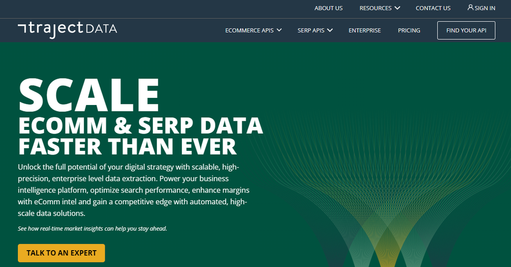 Traject Data Screenshot 1