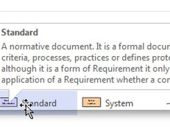 Mouse-Over Stencil Object Displays TRAK Object Definition