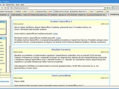 news section, here with news about OOo and a marathon