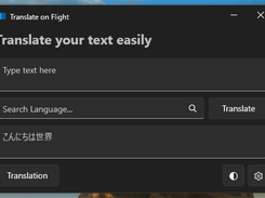 Translate Window