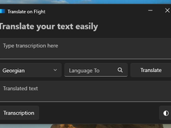 Transcription Window