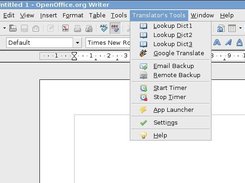 Translator's Tools menu