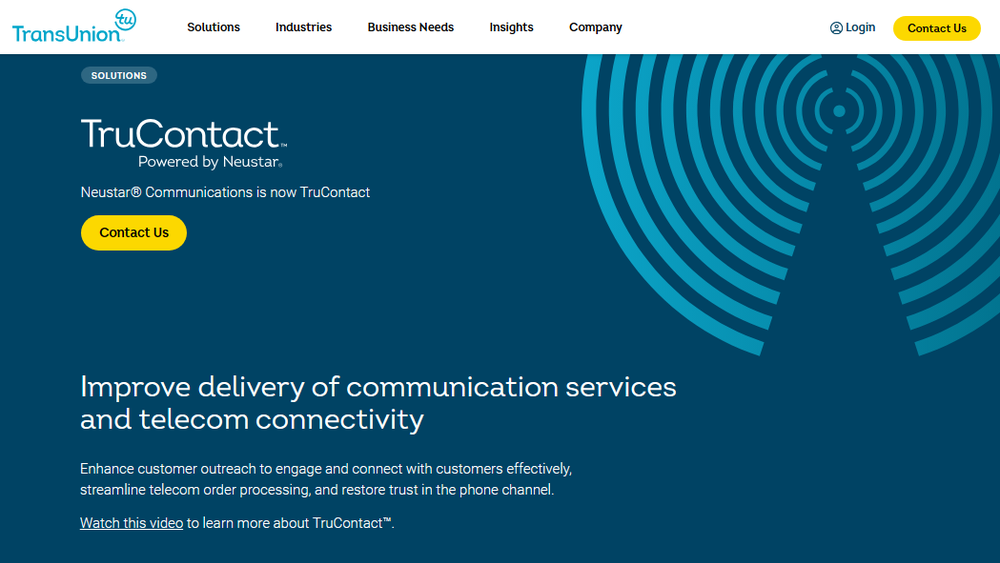 TransUnion TruContact Screenshot 1