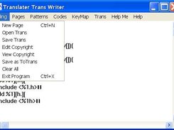 A shot of TTW running in win32 API mode with the filing menu