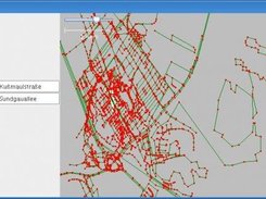 Screenshot of the first prototype