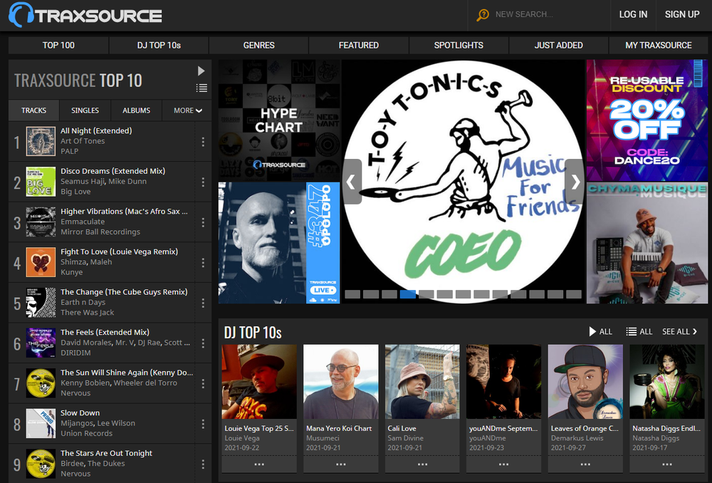 Traxsource Screenshot 1