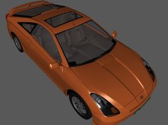 Rendered a car with tRAYcer.