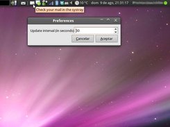 preferences window