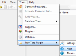 Tray TOTP Plugin for KeePass2 Screenshot 3